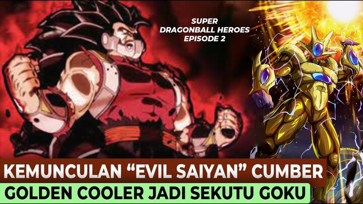 GOKU JADI JAHAT!!! SEMUA ITU KARENA PENGARUH CUMBER "EVIL SAIYAN" #superdragonballheroes