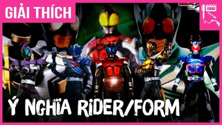 KAMEN RIDER KABUTO - Ý nghĩa RIDER & FORM