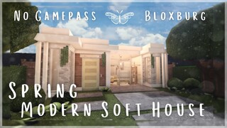 Roblox Bloxburg: Spring Modern Soft House Speed build + Tour - February, 17, 2021  | Minami Oroi