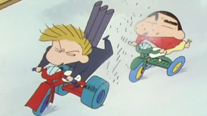 Thrilling! Racing on tricycles with a rebellious yellow-haired delinquent—oh no, an early missing ep
