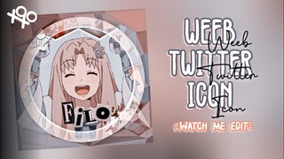 જ･:🕊☁🦢‧₊ weeb twitter icon (inspo) - filo - watch me edit | xoxoxantzu