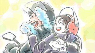 Heartwarming moments I saw when I got home from school—let’s draw a story about it!