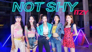 【孙子团】成都夜景翻跳ITZY-Not Shy，蹦迪不如一击！