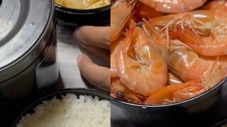 A man brought rice and complained that his wife didn’t peel the shrimps. He immediately collapsed wh