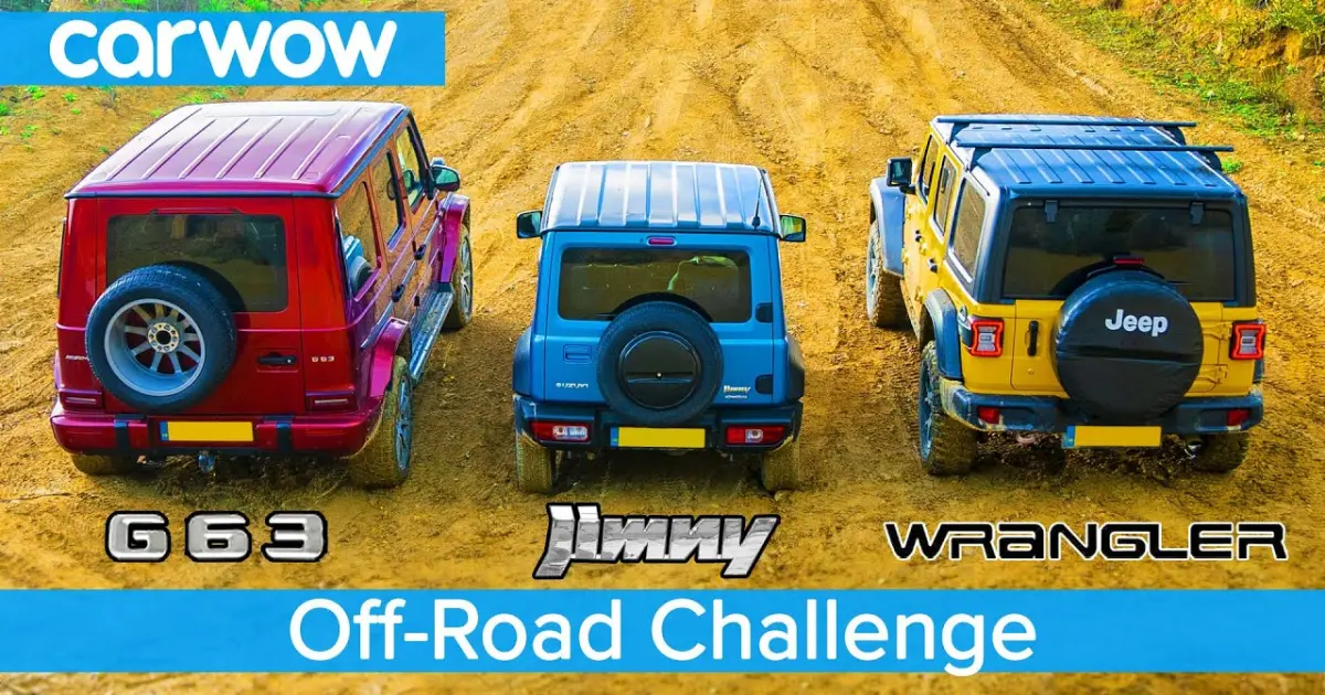 AMG G63 v Suzuki Jimny v Jeep Wrangler - Up-Hill DRAG RACE & which is best  OFF-ROAD! - Bilibili