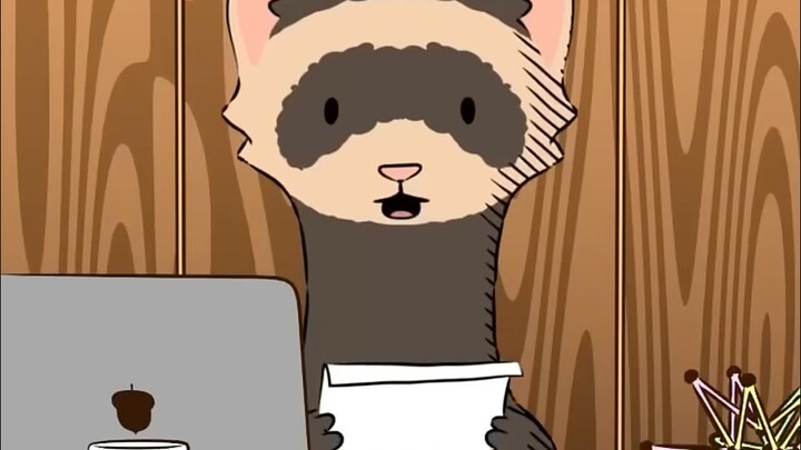 【Natural Habitat Shorts】中字 | A business of ferrets 这个短语用来表示一群雪貂 | 自然观察局 | 原创动画