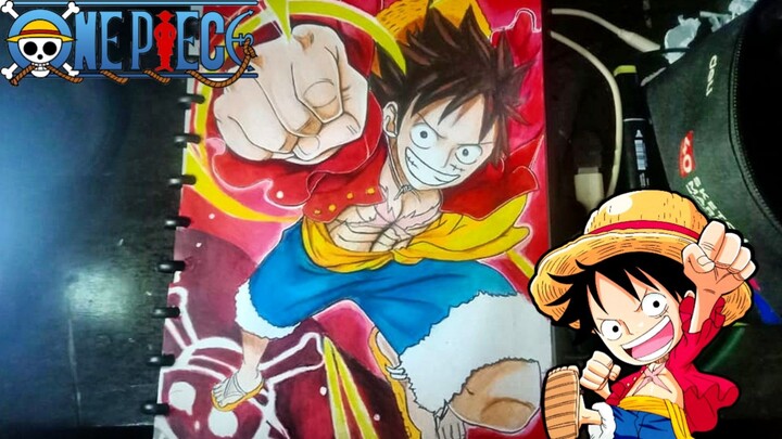 Drawing Monkey D Luffy-One Pice|By Rizz_art