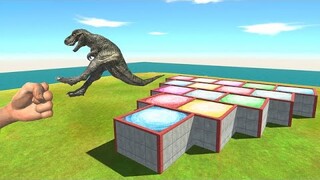 Strong Punch Into Many Portal Holes - Animal Revolt Battle Simulator