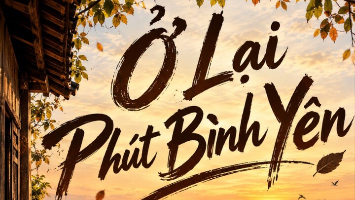 Ở Lại Phút Bình Yên _ ChiHoa Music