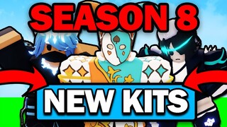 *NEW* SEASON 8 KITS SHOWCASE... (Roblox Bedwars Update)