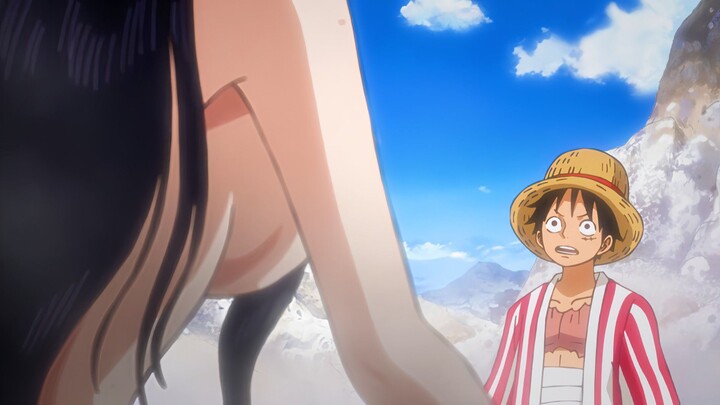 Luffy ga sengaja liat hancock mandi 😱