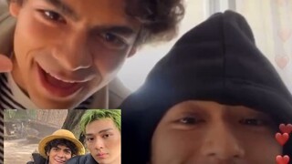 One Piece live-action Luffy and Zoro actors appeared in the live broadcast today, Luffy actor showed