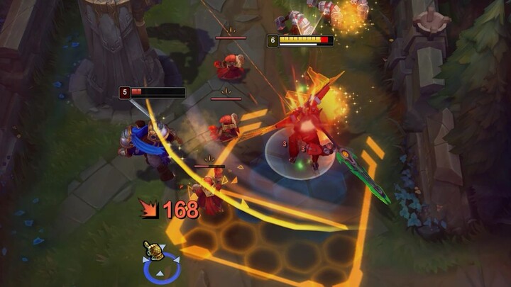 Is playing Tryndamere against Garen really just spinning a top?