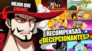 Las NUEVAS RECOMPENSAS de WANO KUNI | MIHAWK NIVEL YONKOU | ONE PIECE 1058