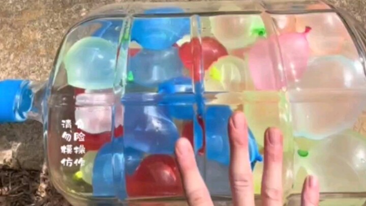 Stairway Bottle Rolling Competition