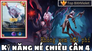 TOP.1 Violet Mùa 17 Đi Lane Né Chiêu Đỉnh Kout Cân 3 Cân 4 Cực Mãn Nhãn, 1 Lộn 1 Kill Cực Chất Lượng