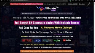 AI MovieMaker 2.0 Review 2026: Get FREE Access & Claim Your BONUS ⬇️