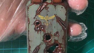 [Gundam Old Battle Damage] Perisai siapa ini? Berbagi proses kerusakan pertempuran lama