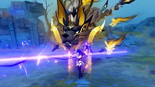 Genshin Impact - Golden Wolflord Boss Fight (Update 2.3)