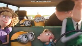 Minions - Wagon Car Vs Police Scene