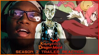 Imma boutta BUST ! | Miss Kobayashi's Dragon Maid S (Season 2) - Official Trailer Reaction |