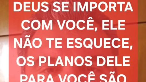 Deus se importa com você, não se esquece. Porque não Jesus? 07/10/2026