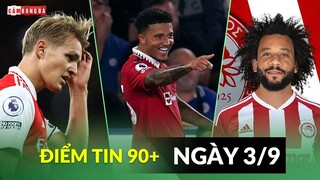 Điểm tin tối 3/9 | Arsenal mất trụ cột; Sancho tiết lộ bí quyết; Marcelo quay xe