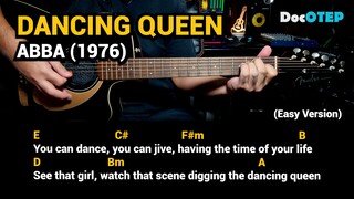 Dancing Queen - Abba (1976) (Easy Guitar Chords Tutorial with Lyrics) Part 2 REELS