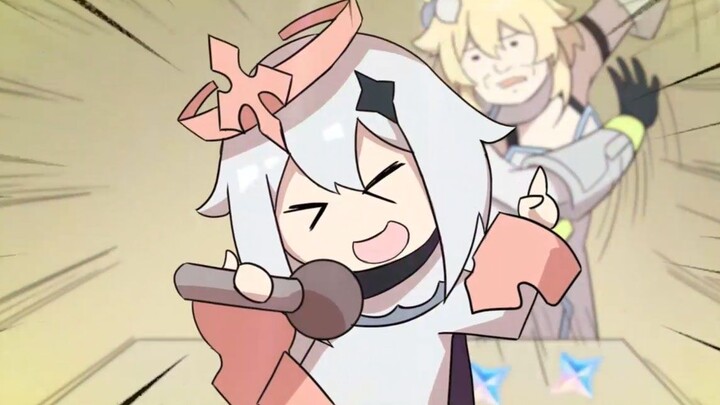 [Genshin Impact Fun Prank] Paimon: Traveler getting "cut" by others—so relatable!