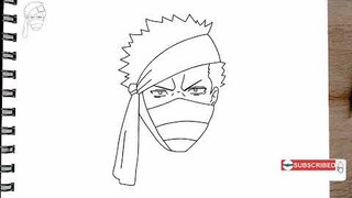 Como desenhar o ZABUZA MOMOCHI STEP BY STEP