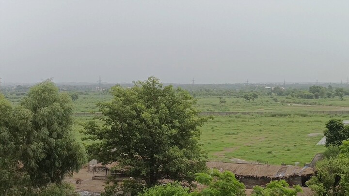 Very beautiful weather after rain in Azad Kashmir cute video