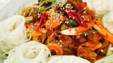 👍 Spicy whelks with noodles, Korean food recipe, món ăn hàn quốc, ốc biển