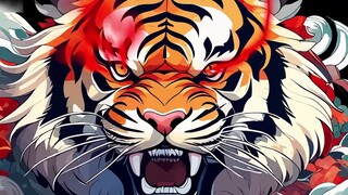 "The Tiger King" Tiger King vs. Triceratops and White Snake