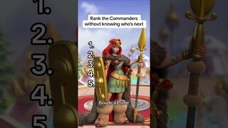 Blind Rank These 5 Commanders Part 2 | Rise of Kingdoms