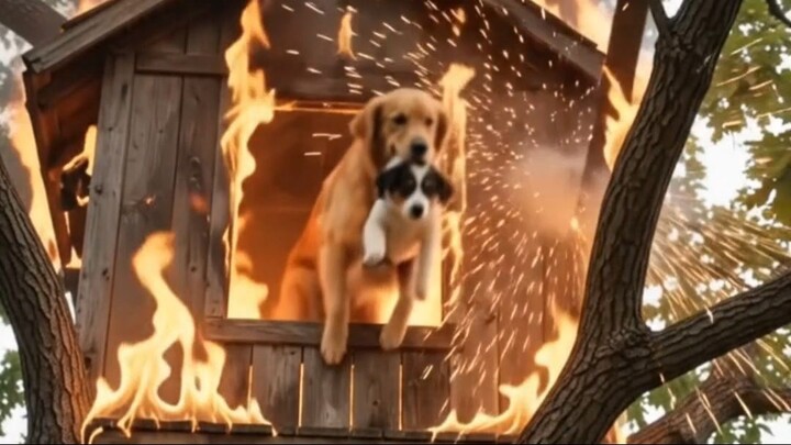 标题): 猜猜这是什么品种的狗？🐕🔥