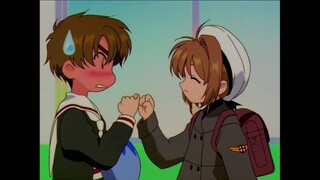How did Sakura turn Syaoran into a little puppy?