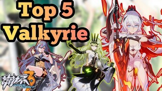 Honkai Impact 3rd - Top 5 Valkyrie