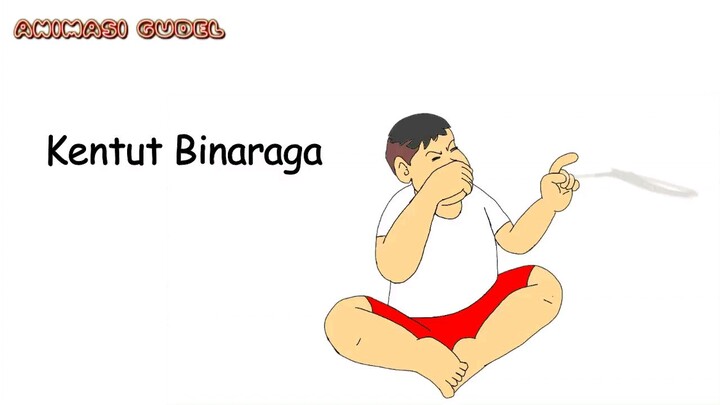 Animasi Gudel - Kentut Binaraga