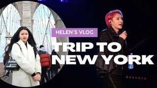【哈琳的vlog】从滑铁卢/多伦多飞纽约只为看张艺兴？唱跳天花板的舞台｜业余站姐手持大炮挑战4k直拍｜Metamoon音乐节｜布鲁克林大桥｜Summit One