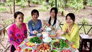 Thu Hoạch Dưa Leo Ăn Cùng Thịt Kho Rệu Nước Dừa  | NĐMT#128