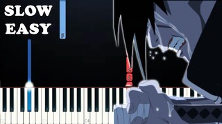Sadness and Sorrow (Naruto)(SLOW EASY PIANO TUTORIAL)