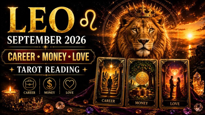 LEO SEPTEMBER 2026 🔮 Career, Money & Love | Tarot Reading