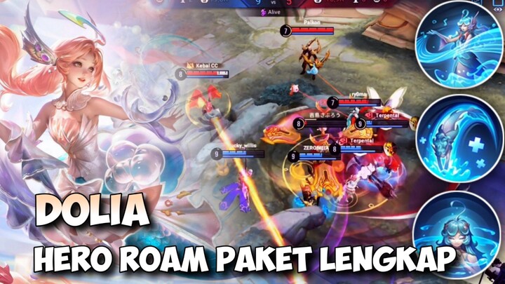 Dolia | Roam Paket Lengkap ! Darah Tebel, Heal Juga Ada ! | - Honor Of Kings