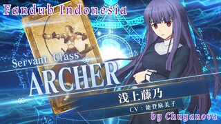 【 FANDUB INDONESIA 】Fate/ Grand Order - Asagami Fujino Servant Introduction || Dub by Chuya_Nova