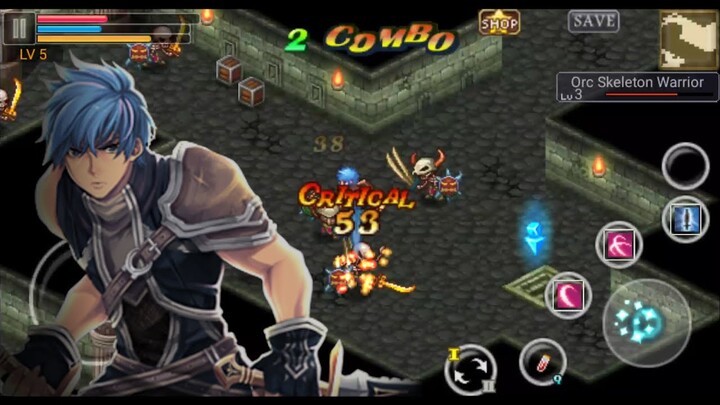 Aurum Blade EX | Game Mobile nhập vai RPG - đồ họa pixel - offline ( Android - iOS )
