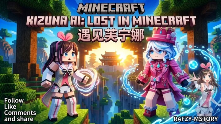 KIZUNA AI: Tersesat di Dunia Minecraft — Bertemu Furina⁉️