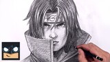 How To Draw Itachi Uchiha | Naruto Sketch Tutorial