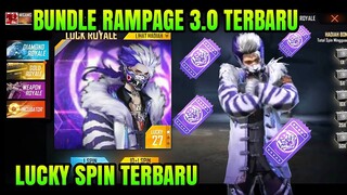 FREE FIRE!! BOCORAN RAMPAGE 3.0 TERBARU, GOLD ROYALE TERBARU, EVENT GRATIS, SHOTGUN 2 M1887