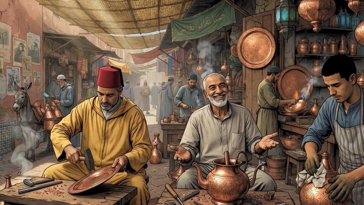 Do you know this Moroccan proverb: A handcraft is better than gold between the feet?