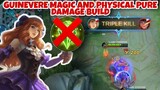 GUINEVERE MAGIC AND PHYSICAL PURE DAMAGE COMPLETE BUILD 2021 - TUTORIAL - MOBILE LEGENDS